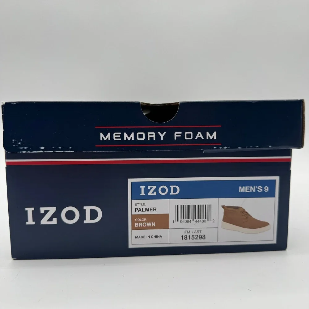 IZOD Palmer Brown Chukka Boots Men's‎ Size 9 New With Box